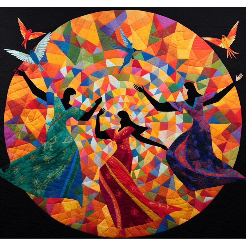 Dancing TAI04122334 Quilt Blanket