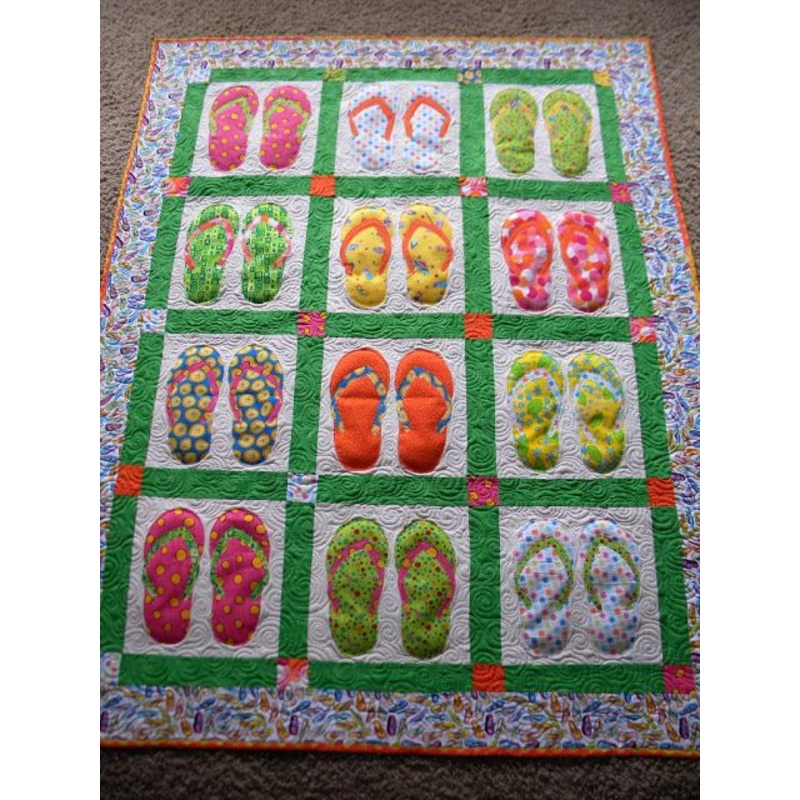 Flip Flop CLA04122383 Quilt Blanket