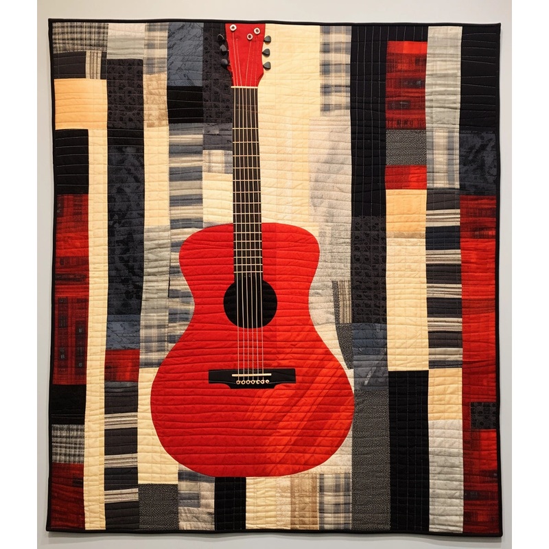Guitar TAI07122301 Quilt Blanket