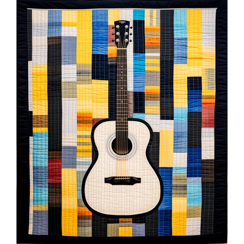 Guitar TAI07122305 Quilt Blanket