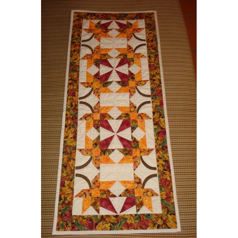 Maple Leaves CLA04122321 Quilted Table Runner