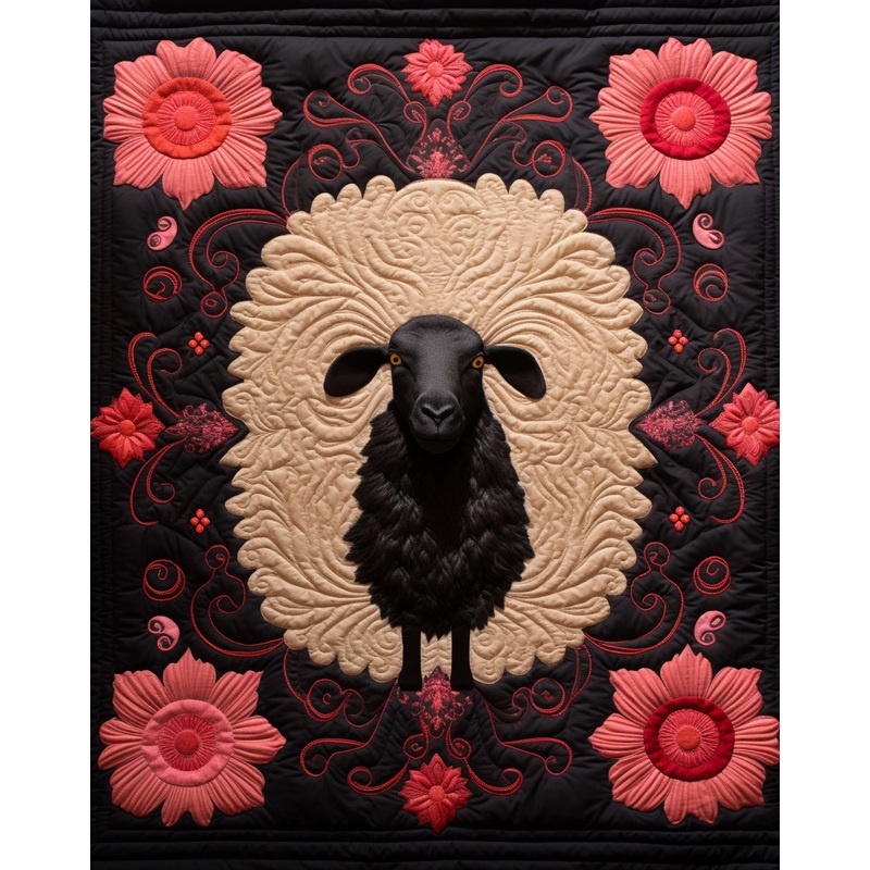 Sheep TAI07122312 Quilt Blanket