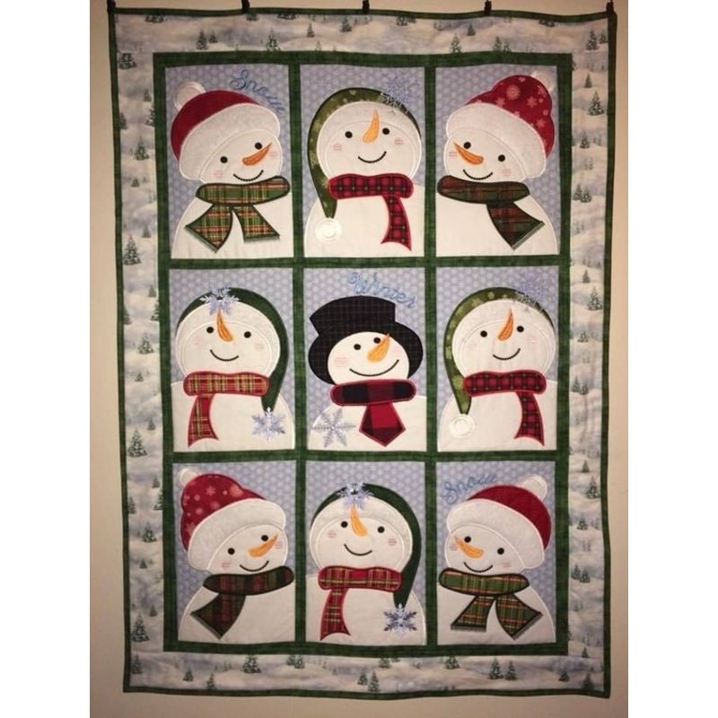 Snowman CLA04122386 Quilt Blanket