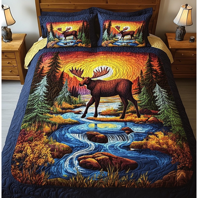 Moose DAI150125196 Quilt Bedding Set