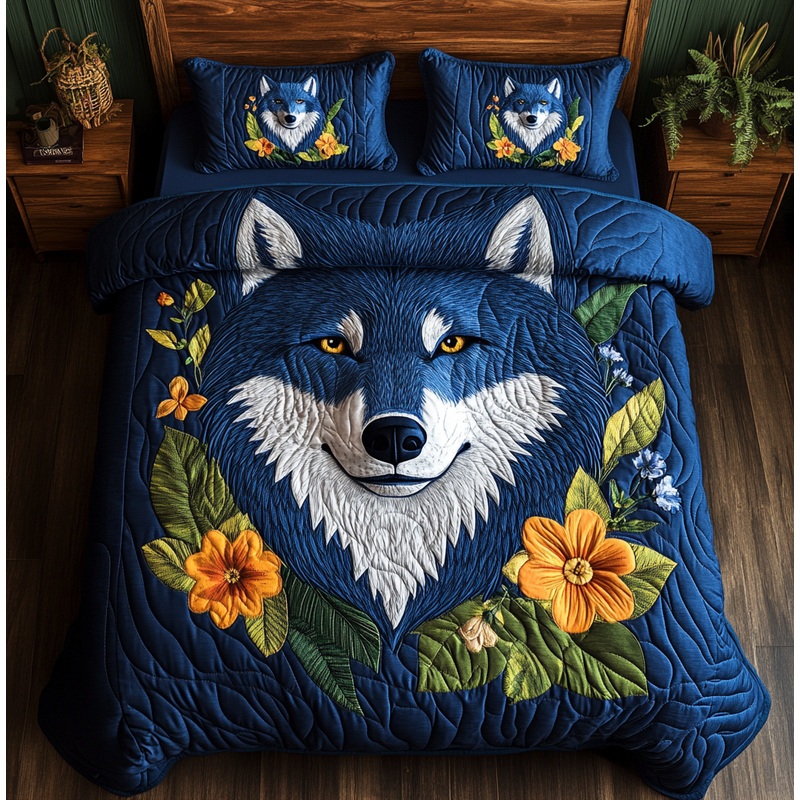 Wolf DAI150125203 Quilt Bedding Set