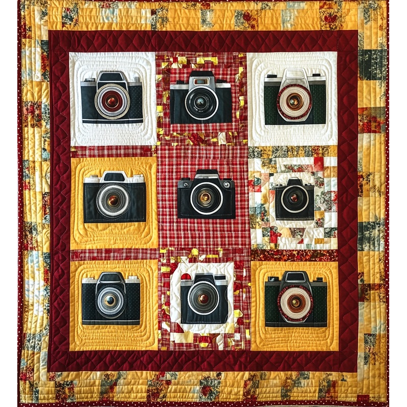 Camera DAI150125003 Quilt Blanket
