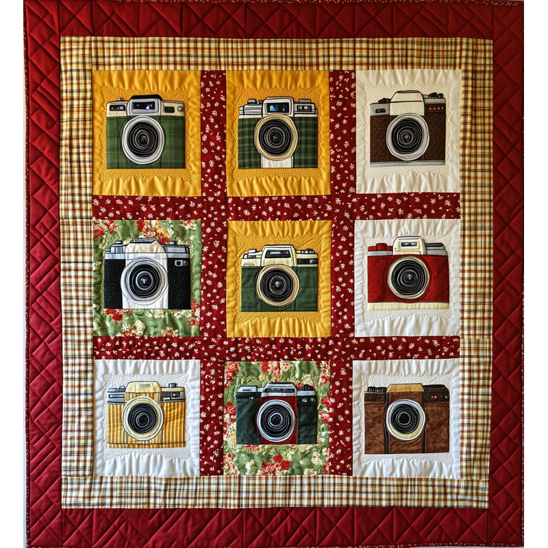 Camera DAI150125004 Quilt Blanket