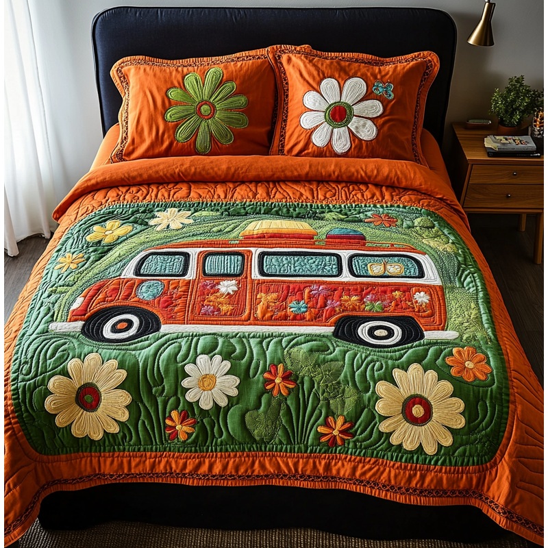 Camping Caravan DAI150125249 Quilt Bedding Set
