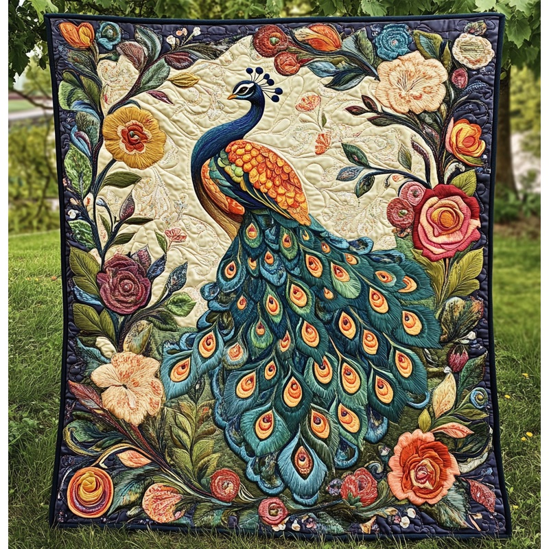 Peacock DAI190225012 Quilt Blanket