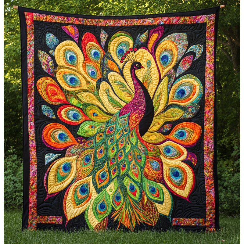 Peacock DAI190225016 Quilt Blanket