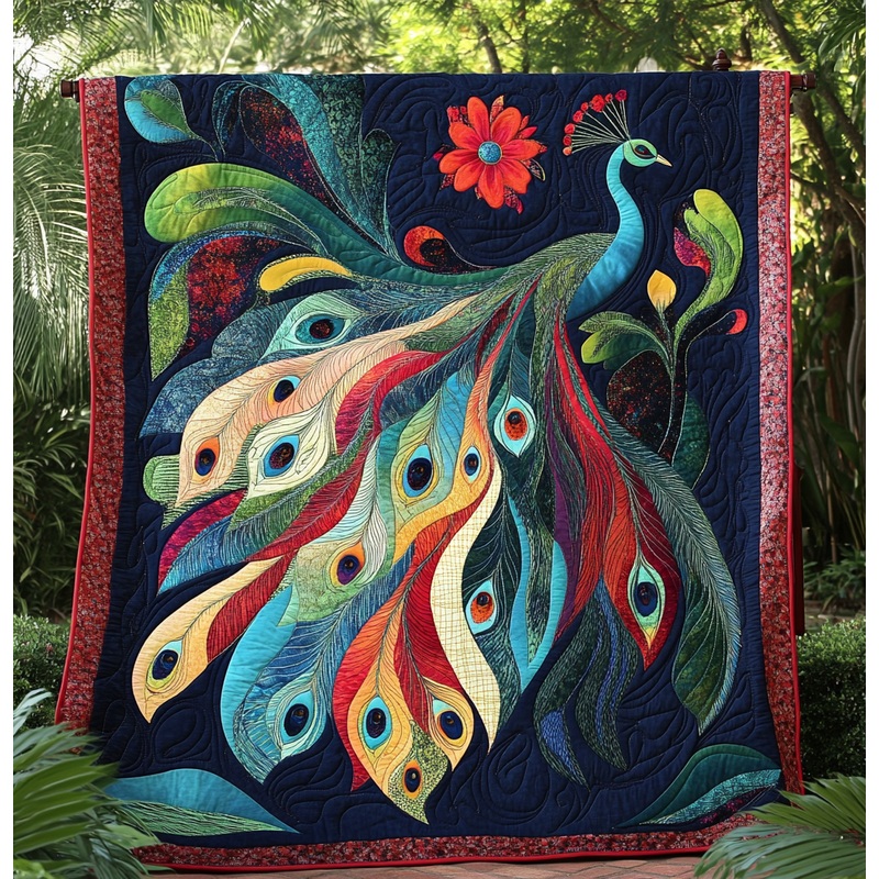 Peacock DAI190225018 Quilt Blanket